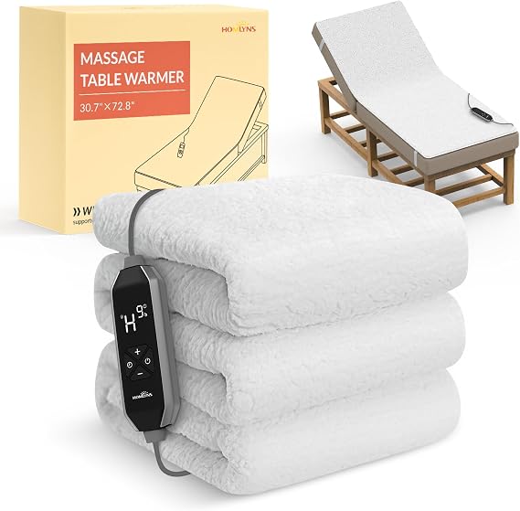 HOMLYNS Massage Table Warmer Heating Pad for Spa Massage Bed, 30 x 72 in
