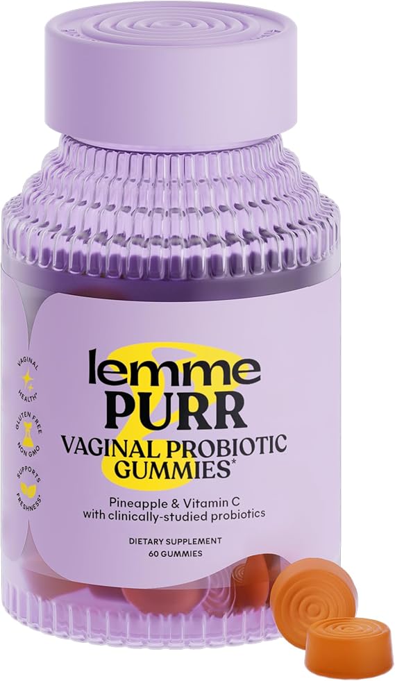 Lemme Purr Vaginal Probiotic Gummies for Women, 30-Day Supply