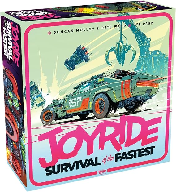 Rebellion Unplugged | JOYRIDE: Survival of the Fastest | Racing Board Game | Ages 14+ | 2-4 Players | 45-60 Minutes Playing Time
