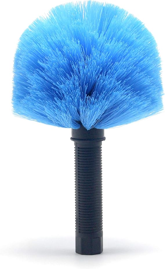 EVERSPROUT Twist-On Cobweb Duster, No Pole, Medium-Stiff Bristles | Pole Sold Separately, For High Ceilings and Spider Webs, Vents, Wall Edges, Baseboards and More, Washable, Reusable