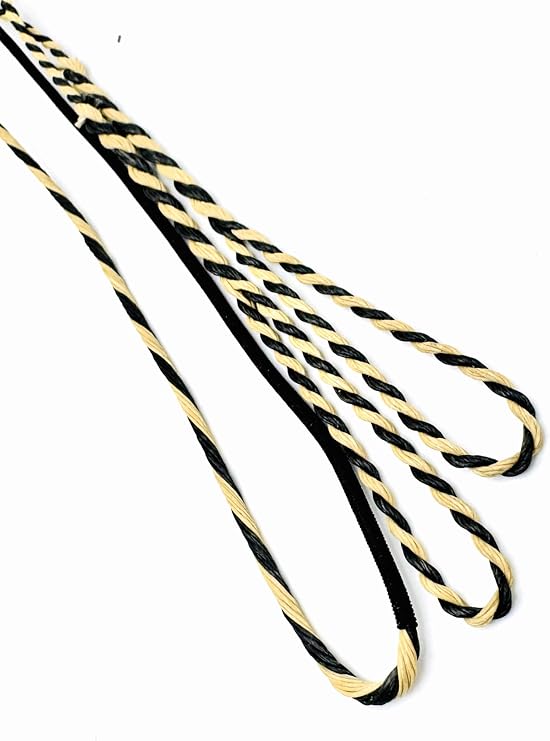 Flemish Twist B55 Horsebow String Traditional Bowstrings for Hungarian, Mongolian & Turkish Styles Handcrafted with Custom Loop Sizes for a Precise Fit