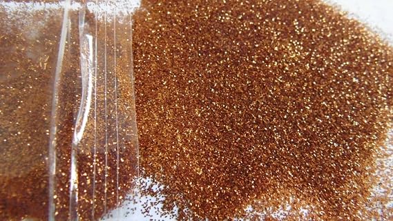 10g Copper Sparkling Ultra Fine Glitter Powder, Extra Fine Shine Dust for Nail Art, Christmas Craft, Card Making, Cosmatic Craft
