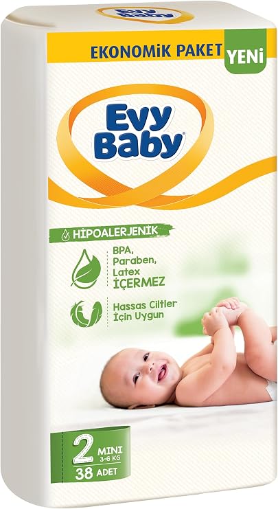 Evy Baby Diaper Mini Economic 38 pcs