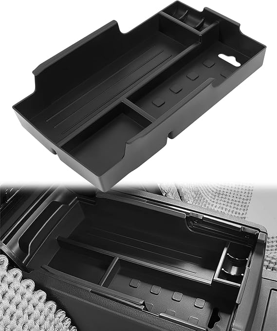 LUJUNTEC Center Console Organizer Tray fit for 2012-17 For Toyota For Camry