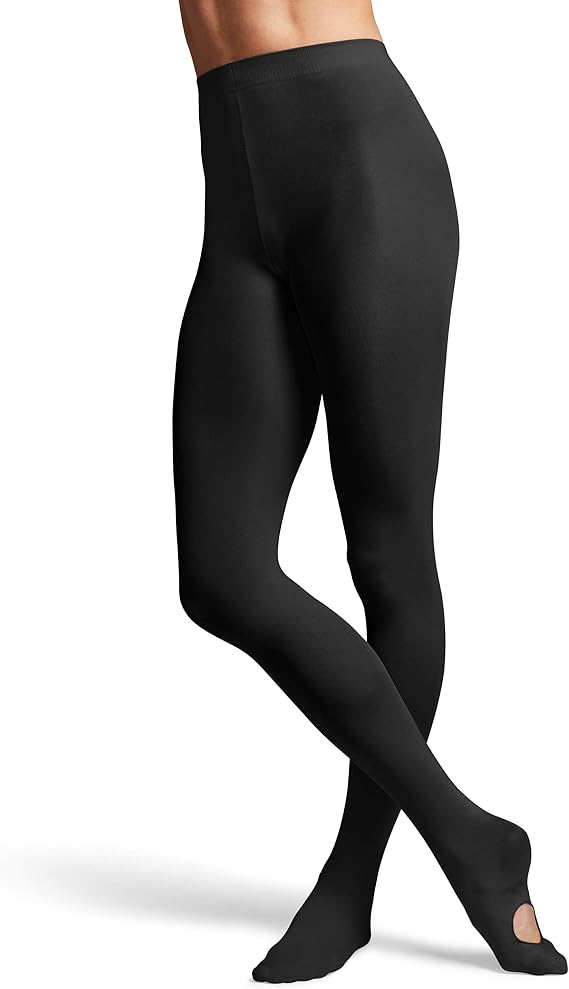 Bloch Girls' Girls Contoursoft Adaptatoe Tights