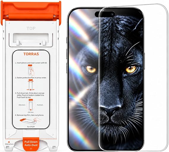TORRAS OrigArmor AR iPhone 18 Pro Max for Tempered Glass 3D Anti-Reflection