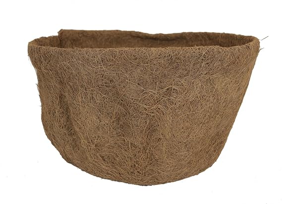 Kinsman Molded Coco Liner Tapered w/Flat Bottom 14 Inch Dia x 7 Inch deep