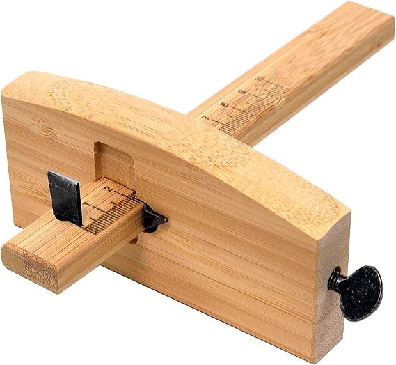 KAKURI Wood Marking Gauge for Woodworking 4.7", Japanese KEBIKI Scribe Tool