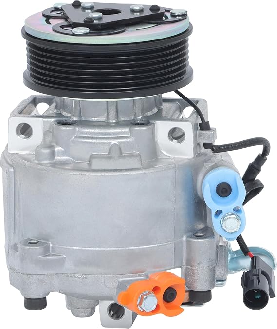 labwork AC Compressor AC Clutch CO 29091C Silver & Black Replacement for Mitsubishi Lancer Outlander Outlander Sport RVR AKS011H402C