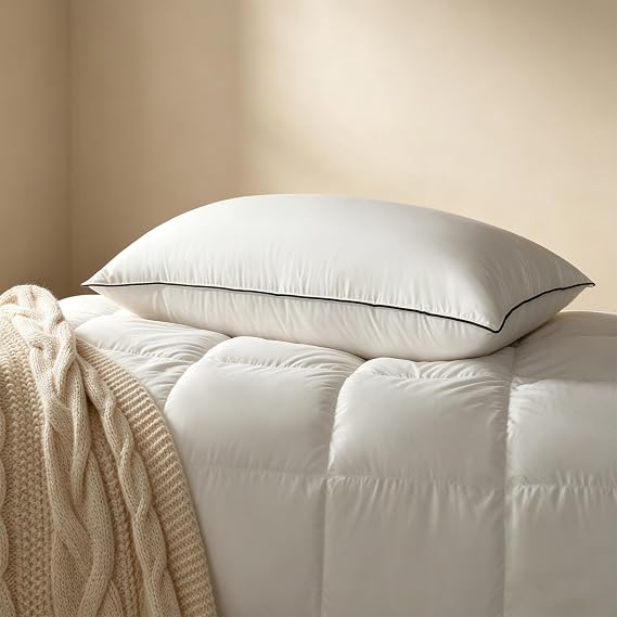 Down Bed Pillows, Hotel Collection Pillows for Sleeping
