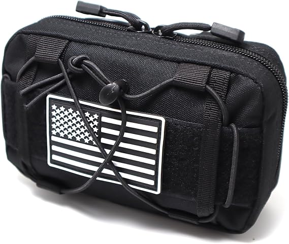 Tactical Molle Admin Pouch Compact Utility EDC Tool Bag Phone Pouches Fanny Waist Pack Bag Belt Pouch Small First Aid Kit