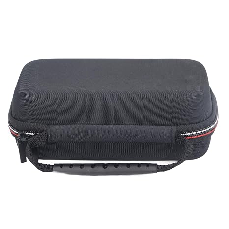 SUNGOOYUE 2DS XL 3DS Game Console Carrying Case, Hard Shell Travel Case for New 3DS New 3DS XL Super Edition Black Red, Protective Bag for 2DS XL 3DS XL New 3DS XL LL