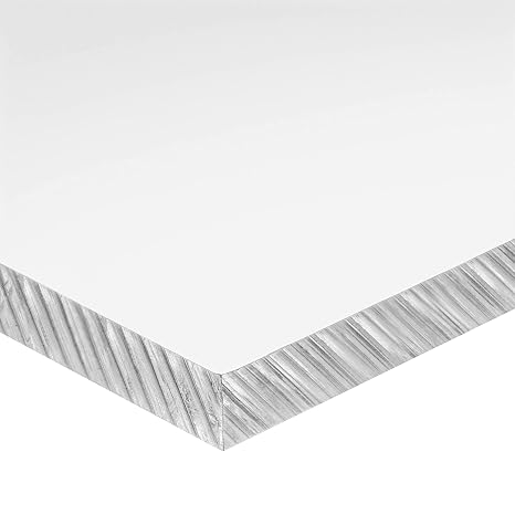 Manufacturer Varies Colorless Polycarbonate Sheet Stock 48" L x 24" W x 1/4" Thick BULK-PS-PC-41-1 Each