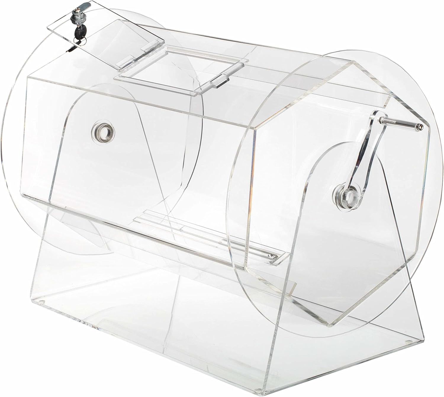 Large Acrylic Raffle Drum by Midway Monsters