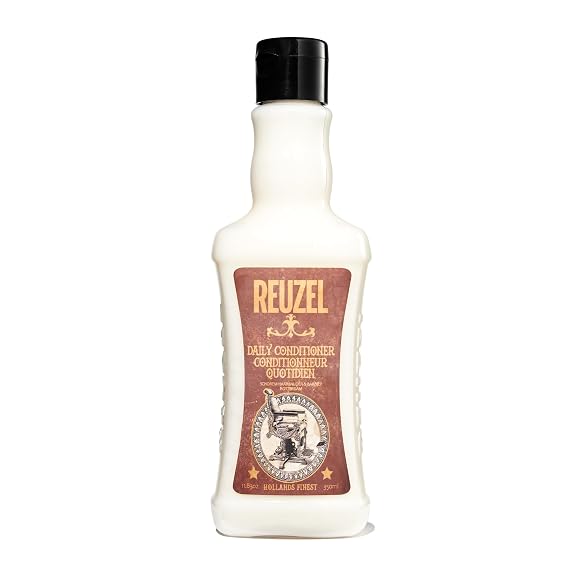 Reuzel Daily Conditioner, Ideal for all Hair Types, 11.83 oz | Lightweight Hydrating and Detangling Conditioner. Vegan with Witch Hazel, Rosemary and Nettle Leaf.