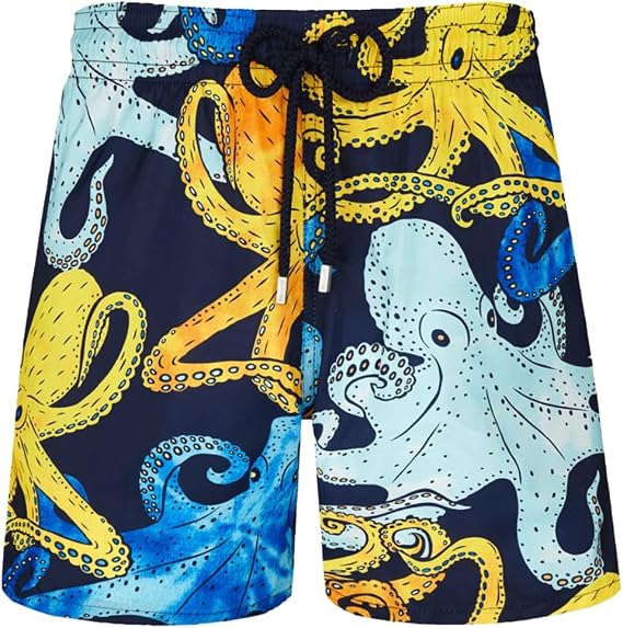 Men Swim Trunks Ultra-Light and Packable Pouples Aquarelle