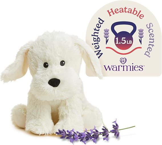 warmies Microwavable & Weighted Stuffed Animals, Yellow Lab, All Ages