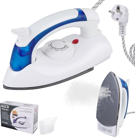 Mini Travel Steamer Travel Iron for Clothes: 2-in-1 Steamer Steam Iron Travel Steamer Travel Iron with Water Tank Portable Hand Steam Iron Suitable for Home Travel Home and Office