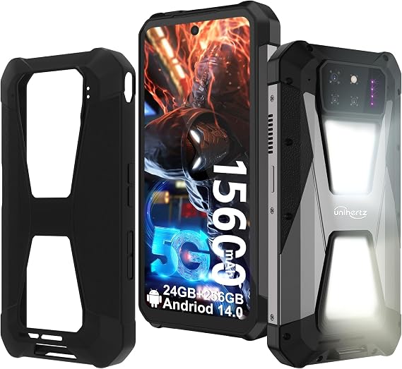 Tank 3s 5G Waterproof Outdoor Android Robust Mobile Phone with 100LM