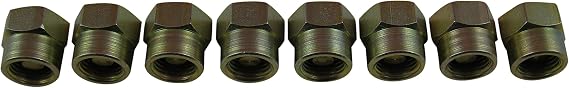 6.7L PS Diesel Injector Block-Off Tool/Cap (Set of 8) - Compatible with Powerstroke/Ford