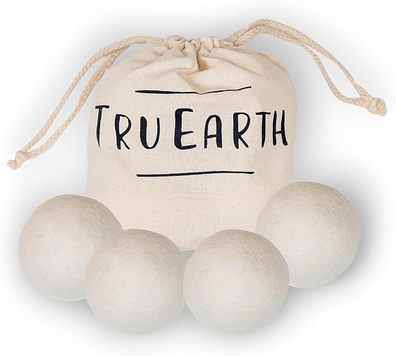 Tru Earth Wool Dryer Balls, Set of 4 XL