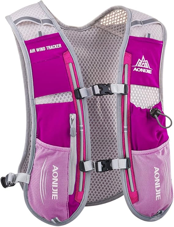 AONIJIE Hydration Vest Pack Backpack 5L 5.5L Marathoner Running Vest Race Hydration for Women and Men Trail Run Hiking Jogging