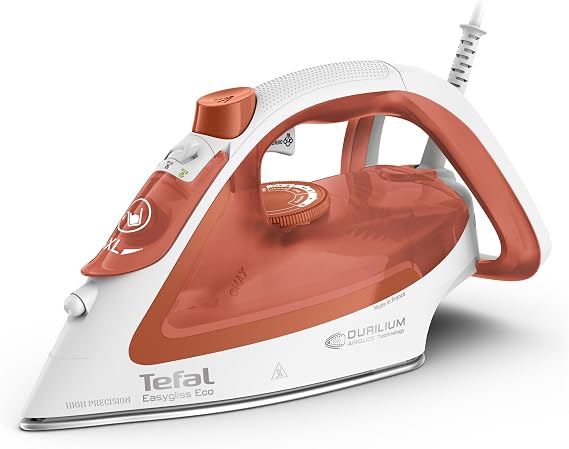Tefal Easygliss ECO 2800W Steam Iron, Durilium Airglide Soleplate