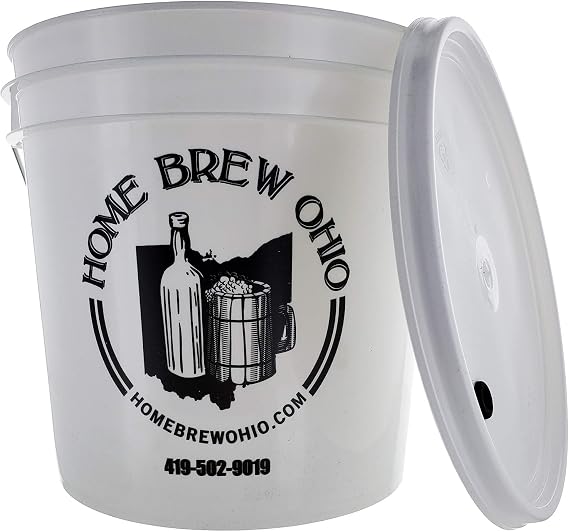 Home Brew Ohio 2 Gallon Fermenting Bucket with Grommeted Lid
