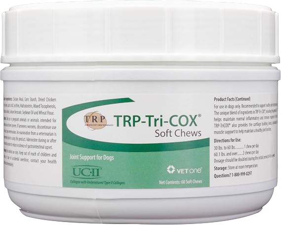 Tricox TRP Joint Support by VetOne - 60 Soft Chews