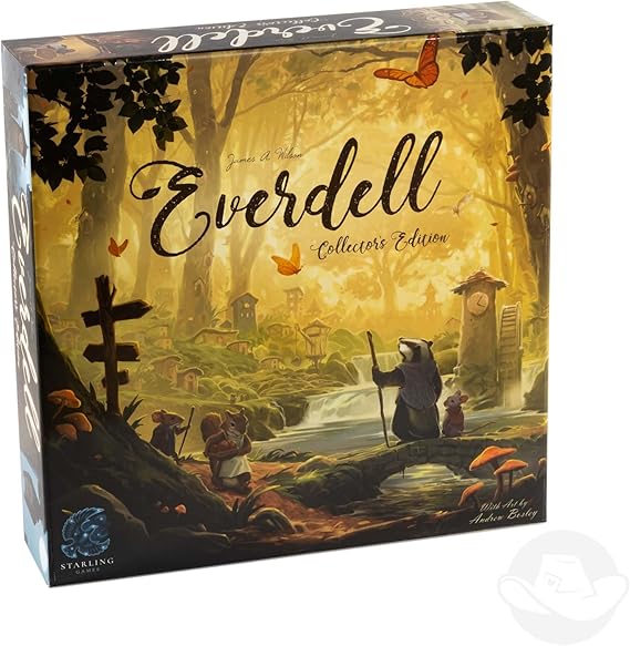 Everdell Collectors Edition Board Game Premium Strategy Worker Placement Game for Adults & Teens, 14 Players, Age 14+, Deluxe Fantasy Tabletop Game with Exclusive Content & Metal Tokens