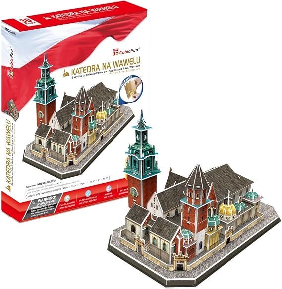 CubicFun Puzzle 101 pieces - 3D Puzzle - Wawel Cathedral