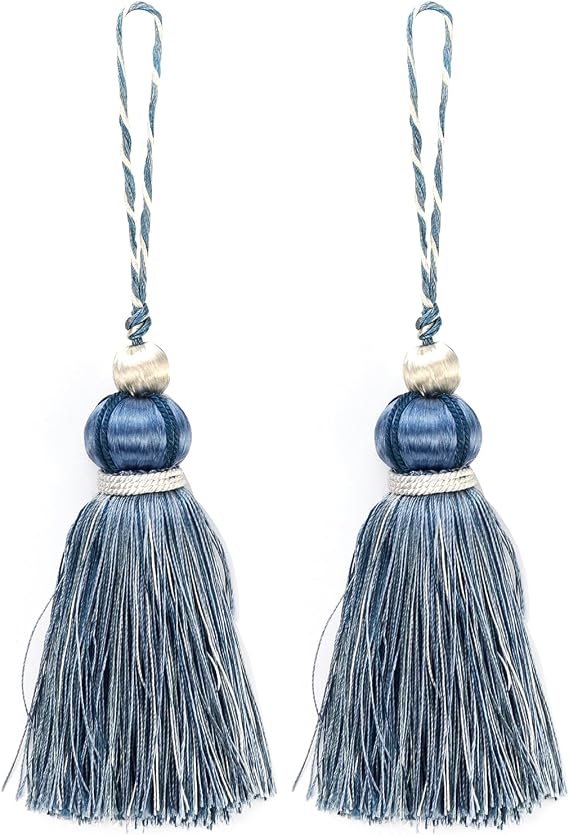 Antrader Tassel Key Tassel with Loops,DIY Accessories for Curtain Jewelry Making and Home Decoration