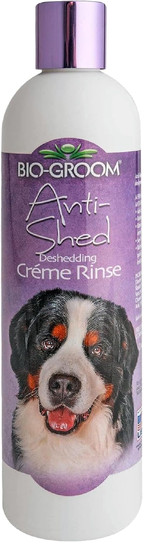 Bio-Groom Anti-Shed Deshedding Dog Conditioner, 12 fl oz, 1-Pack