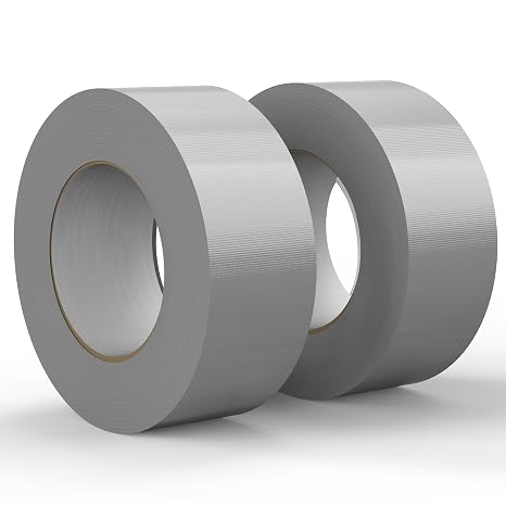 SWRT 2 Pack Silver Duct Tape Heavy Duty, 2 in x 30 YD (Total 60YD), 9 Mil | Strong Adhesive, Heavy Duty, Waterproof All Weather Gray Duct Tape No Residue Sealing & Patching for Indoor&Outdoor Repair