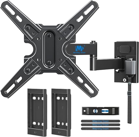 Mounting Dream UL Listed Lockable RV TV Mount for 13-43 TV up to 22lbs