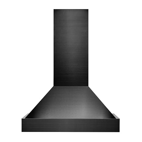 ZLINE 30 in. Black Stainless Steel Wall Mount Range Hood (BS655N-30)