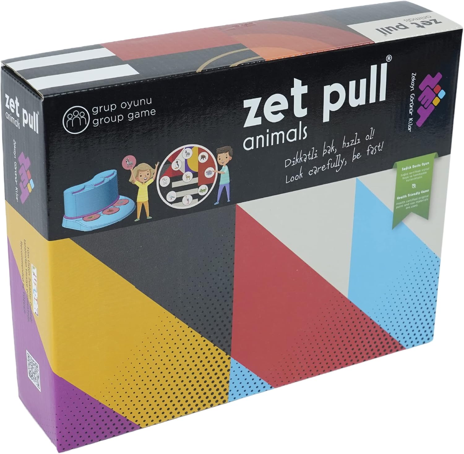 Zet Pull Animals Intelligence and Auditory Perception Game 3+ Years 8 Players