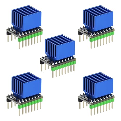Effective TMC2209 Stepper Motor Driver Board for 3D Printers Provides Smooth Function and Stable Motion with Heat Sink