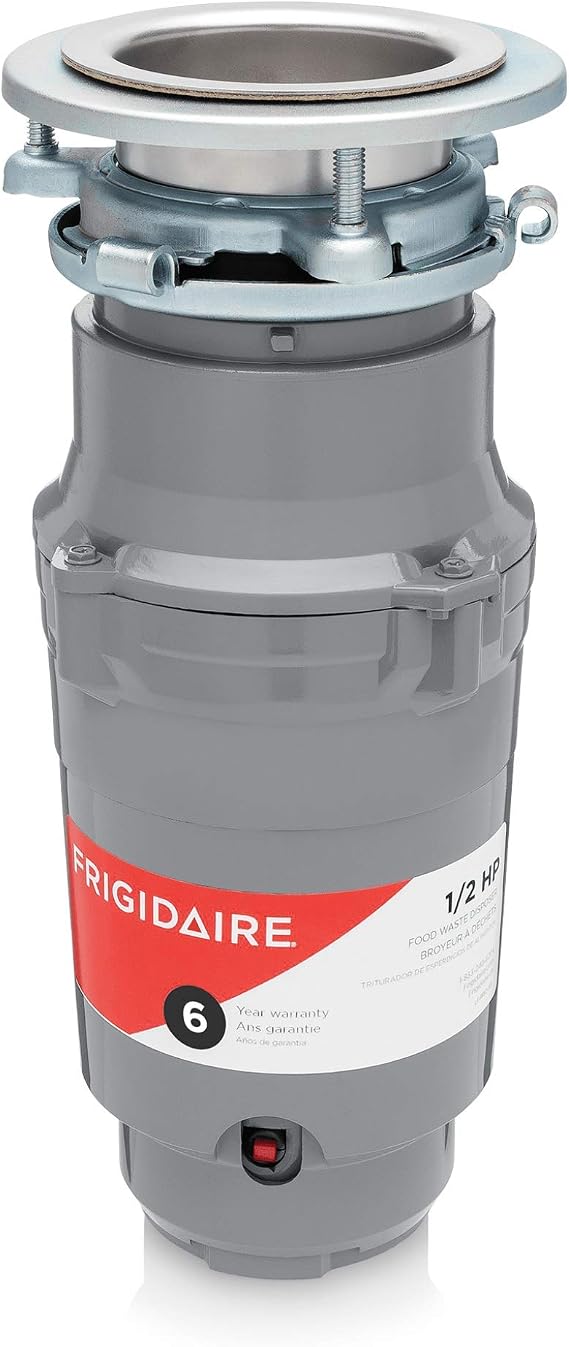 Frigidaire FF05DISPD1 1/2 HP Direct Wire Garbage Disposal, Gray