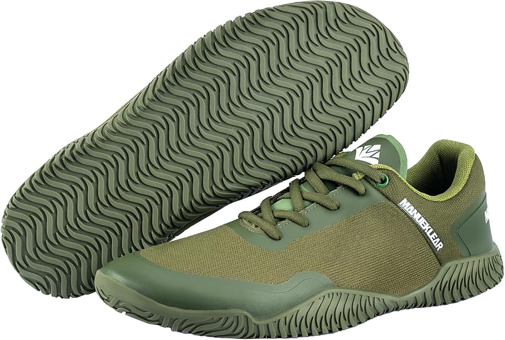 MANUEKLEAR Zero Drop Wide Toe Box Shoe for Men Women, Minimalist Barefoot Shoes Men for Hiking, Lifting Shoes for Cross Training