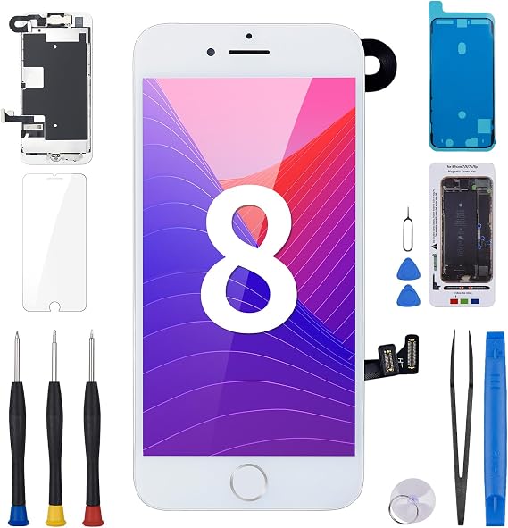 for iPhone 8 SE 2nd Gen Screen Replacement with Home Button 4.7"