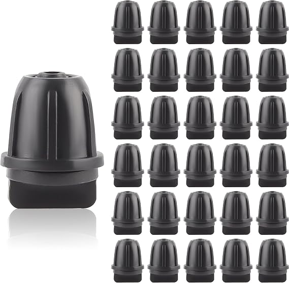 Kalolary 30PCS 1/4" Irrigation Fittings Drip Irrigation End Cap for Drip Tubing Anti-Drop Irrigation Fitting End Plug for Garden Patio Supplies (1/4 End Caps)