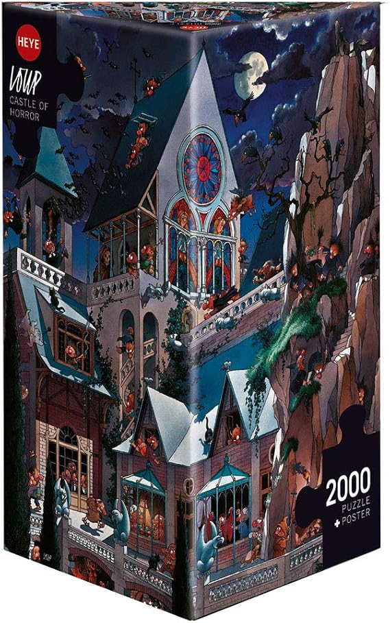 Heye 93993 Jigsaw Puzzle, Blue and Black