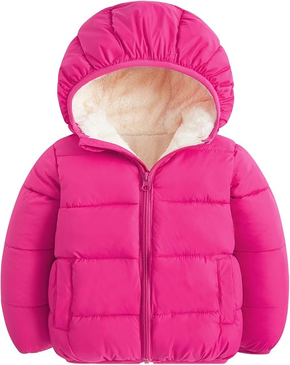 BFUSTYLE Toddler Winter Coats Fleece Thicken Jacket for Baby Girls Boy 1-5T
