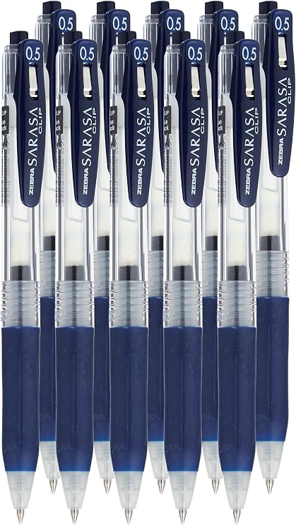 10 The Zebra Sarasa Clip 0.5 mm Blue Black (Japan Import) by Zebra