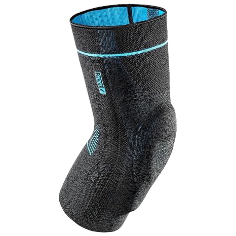 Ossur FormFit Pro Knee Sleeve - Medical Grade Compression (20-30 mmHg) - Targeted Support for Patella Tendinitis, Breathable, Moisture-Wicking - Blue & Black Small