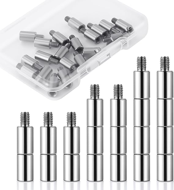 20 Pcs Scrapbook Extension Posts, Stainless Steel Binding Post