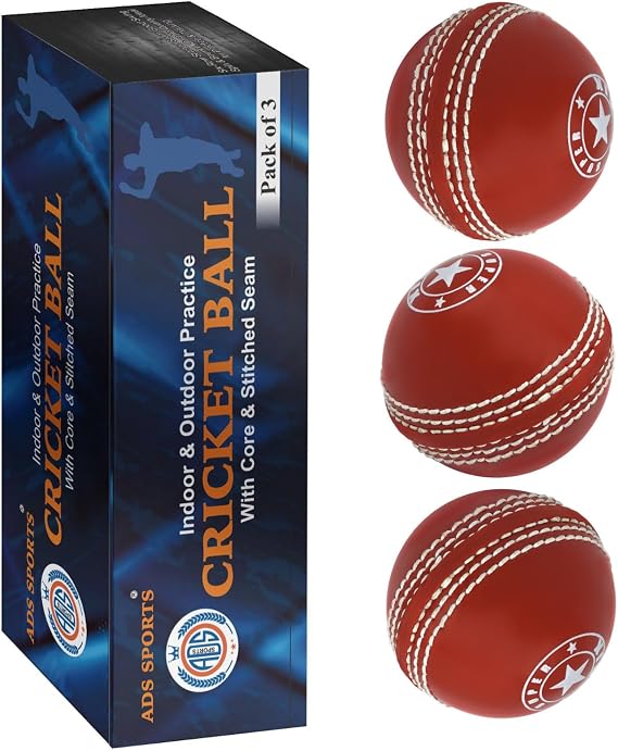 Incrediballs Soft Rubber Practice Balls | Safe Indoor & Outdoor Cricket Ball | Stitched Seam with PU Core | Ideal for Coaching, Garden Play & Skill Development