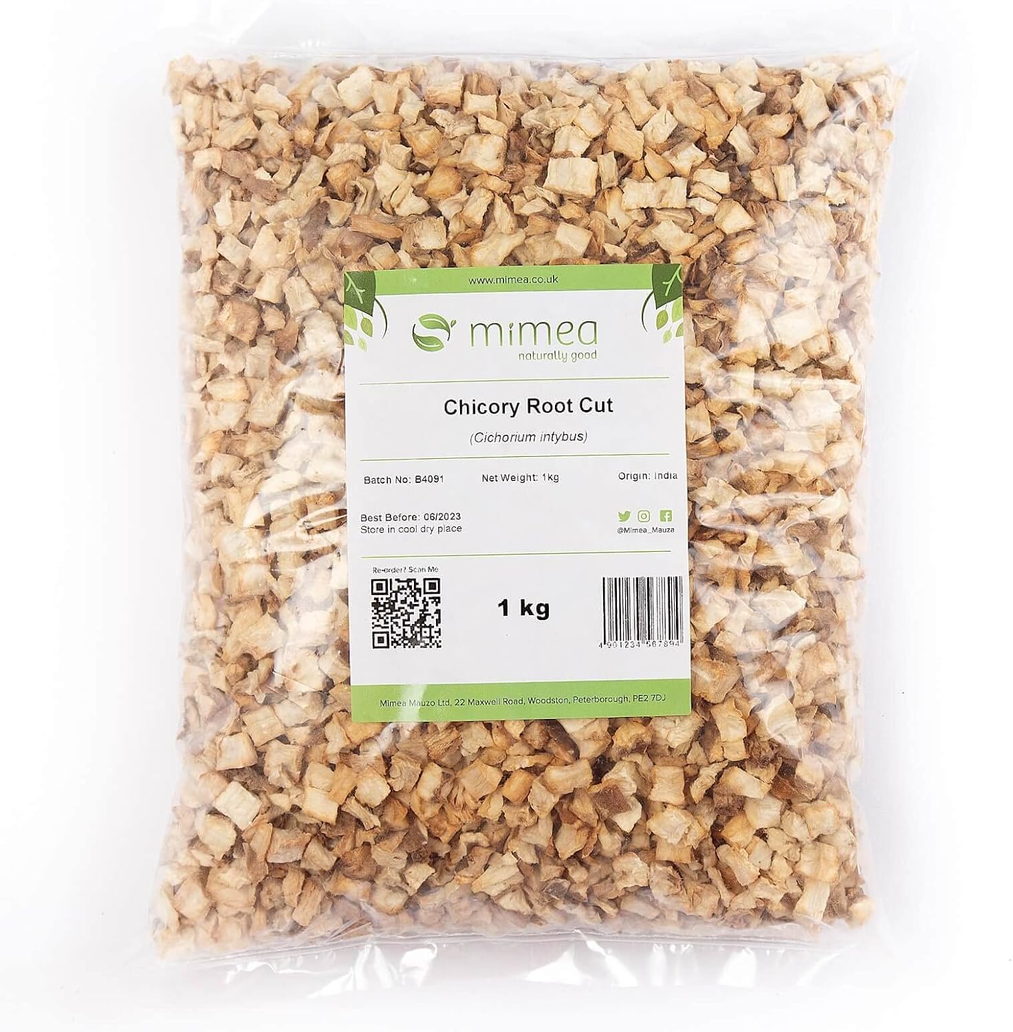 Mimea Chicory Root Cut | 1kg | Quality Ingredients | Coffee Substitute | Health Supplement | Natural Sweetener