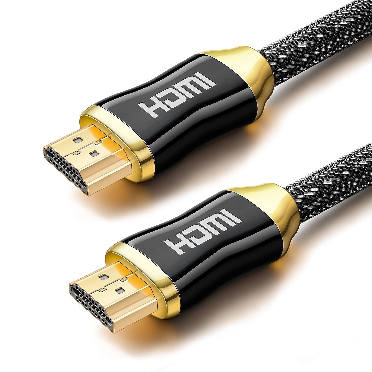 8K HDMI Cable 6.5FT, High Speed Ultra HDMI 48Gbps Braided Cord- 8K@60Hz, DTS:X, HDCP 2.1, HDR 10 Compatible with Apple TVFire TVRoku TVPlaystationPS5Sony LG
